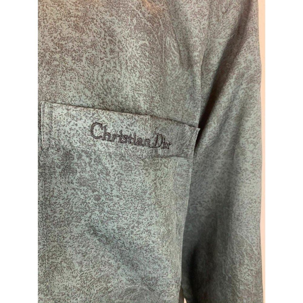 Christian Dior Rustic Design Button Down Long Slee - image 2